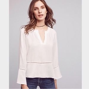 cloth & stone Ladder Lace Henley - S